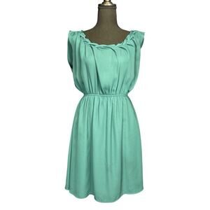 Ya Los Angeles pull-on dress, deep teal, size Medium